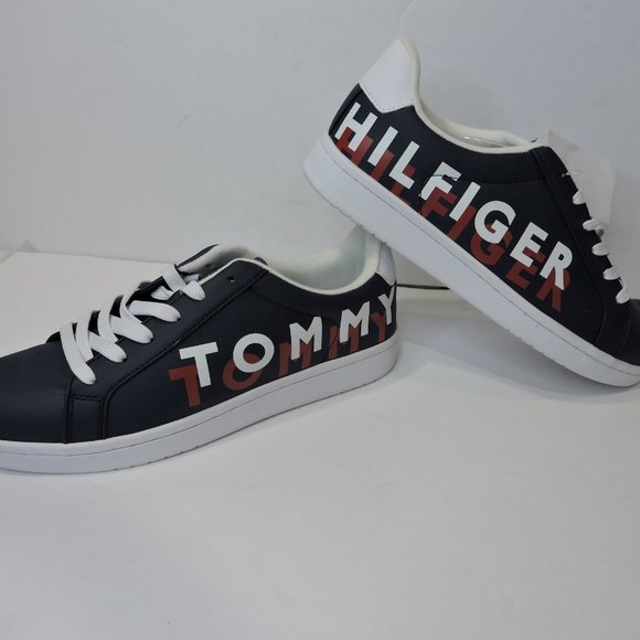 Men's Tommy Hilfiger signature sneakers navy blue - Picture 2 of 5